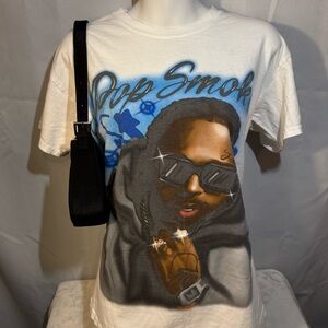 Pop Smoke Graphic Rap Tee Shirt Women's Size M